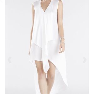 BCBG Cascade Ruffle Dress